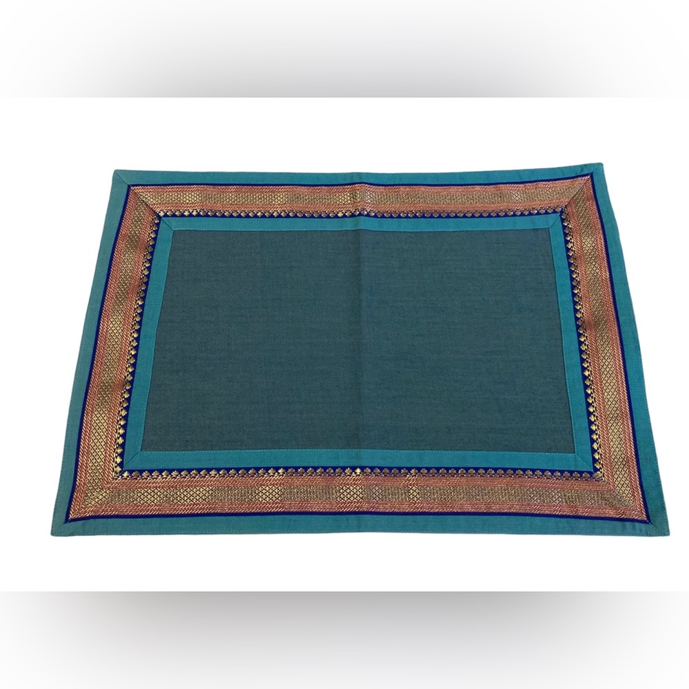 Set of 4 Decorative Embroidered Cloth Table Placemats Dining Place Settings - Picture 6 of 14